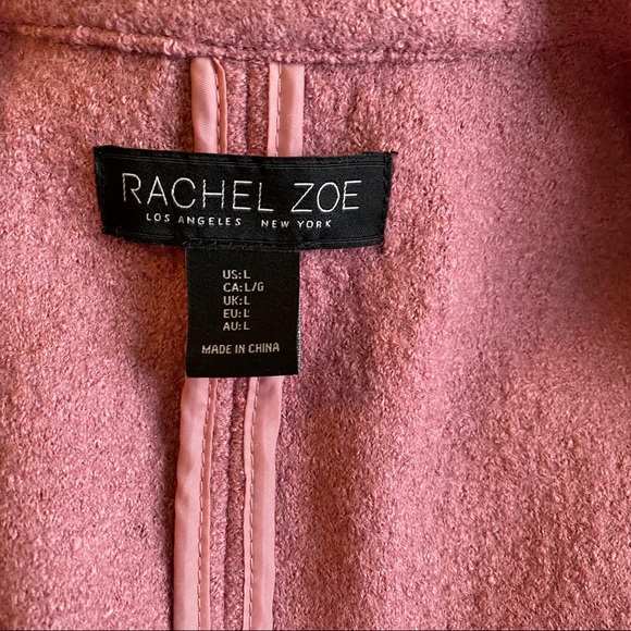 Rachel Zoe Wool Collared Coat - Picture 10 of 11